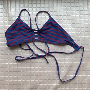 Striped Jolyn Bikini Top